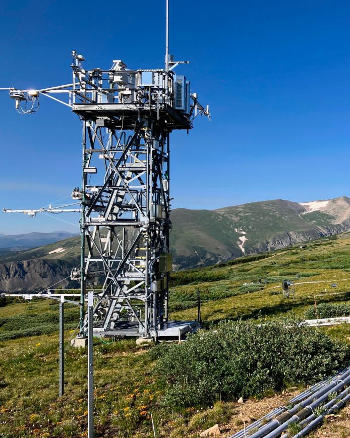 NEON flux tower at Niwot Ridge, CO